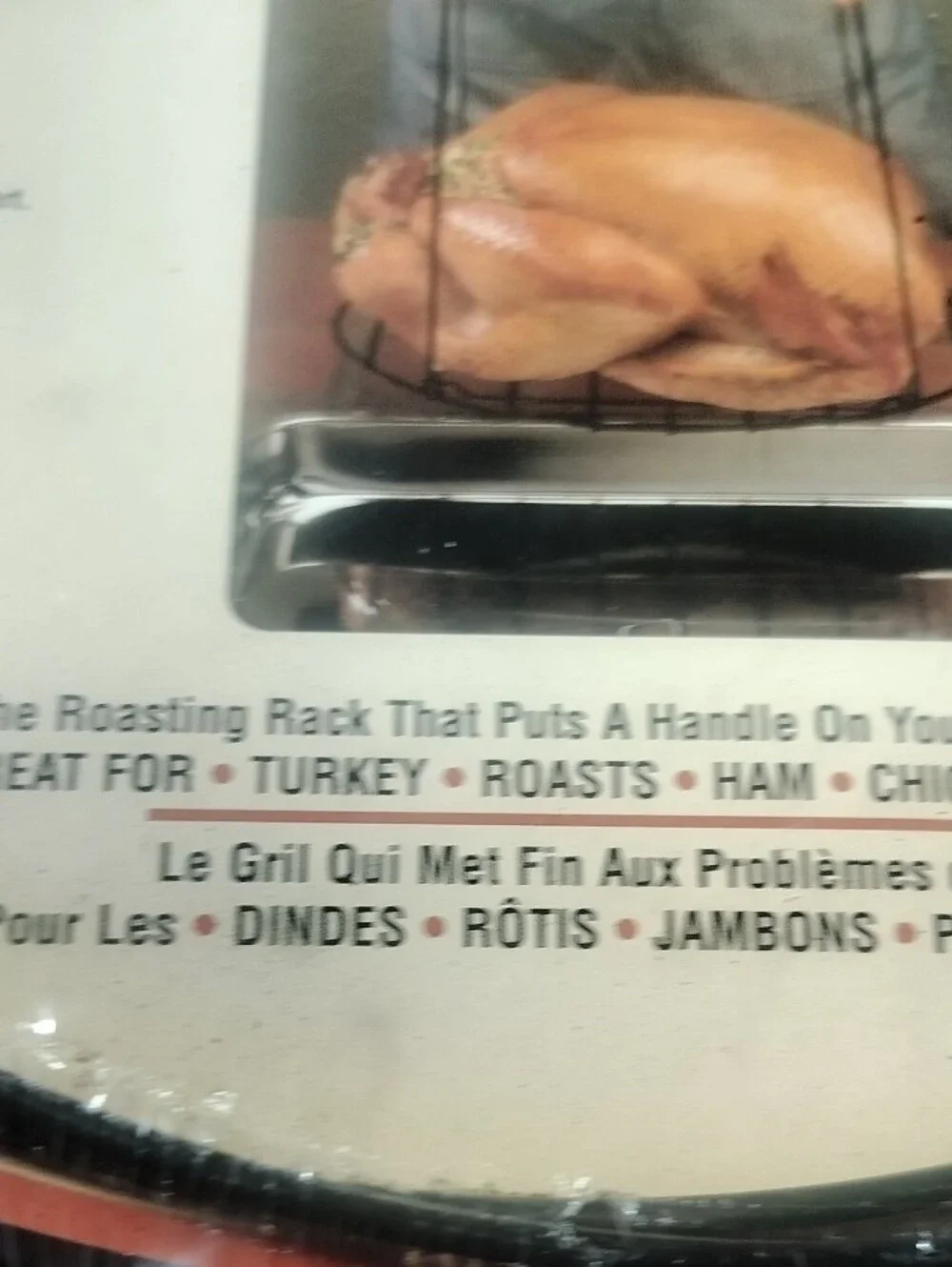 Turkey Lifter Non-Stick Roasting Rack New For Turkey, Roast, Chicken, Goose